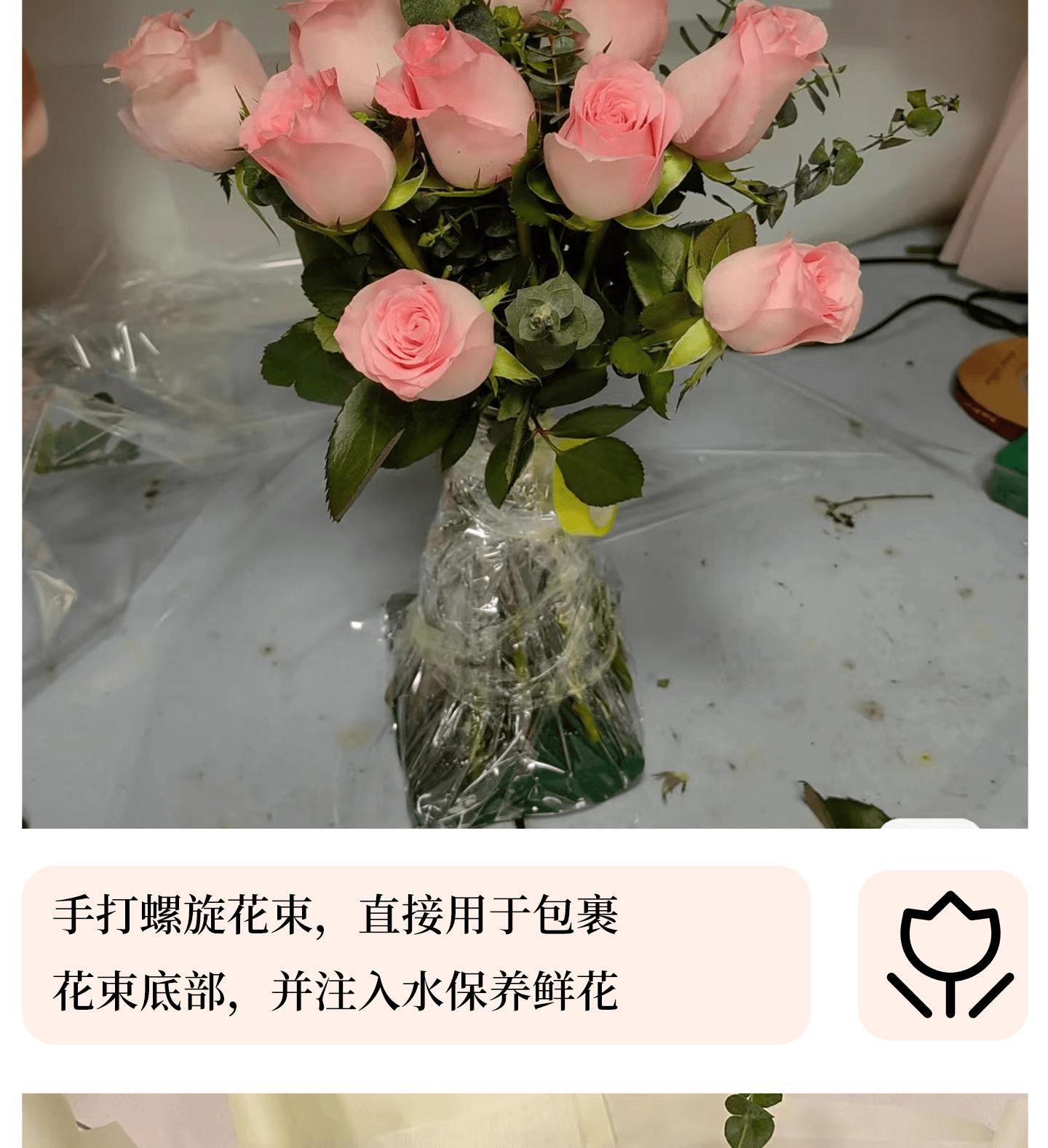 鲜花玻璃纸