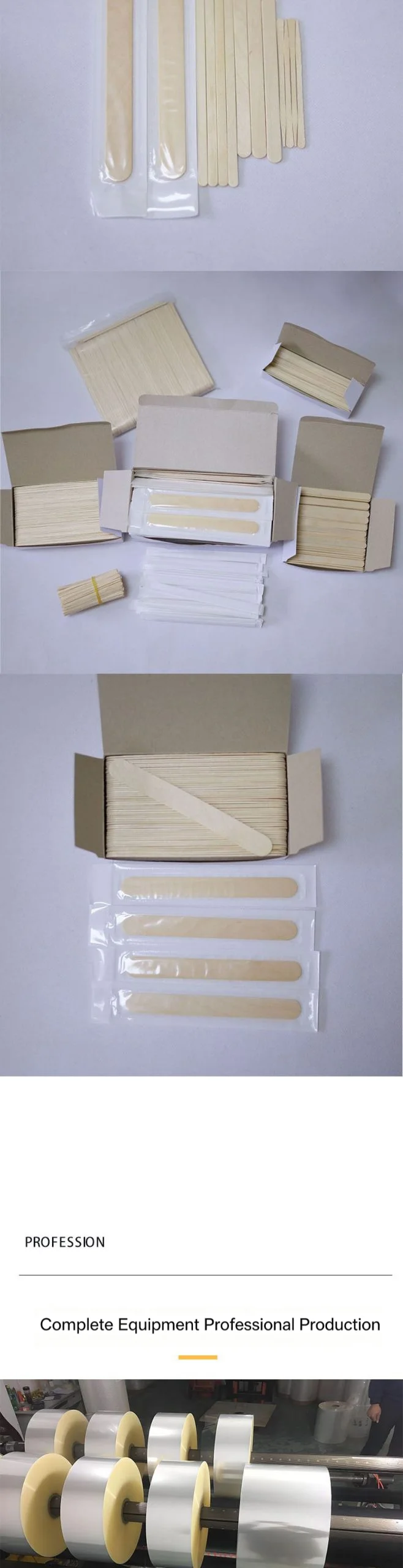 Tongue depressor, ice cream stick packaging